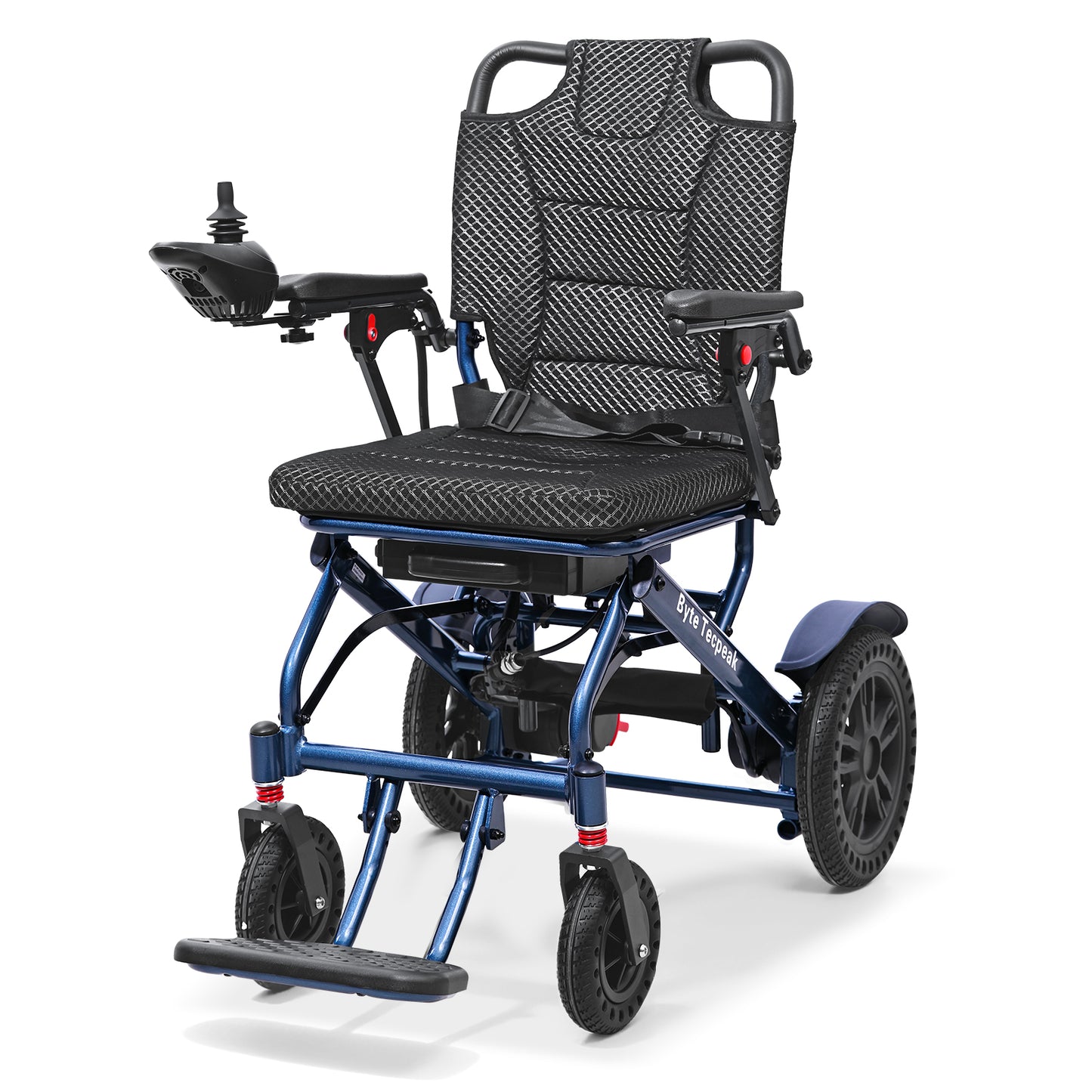 D14 Foldable Electric Wheelchair, 18 kg Lightweight Aluminum Alloy Frame