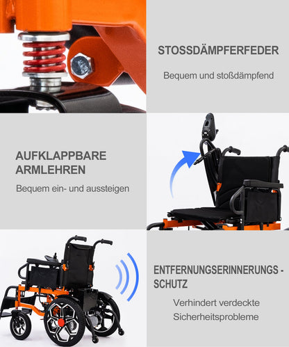 D09 Electric Wheelchair for Adults, Folding Powerchair