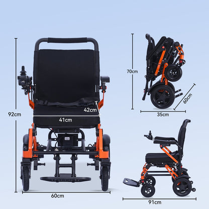 XP02 Lightweight Electric Wheelchair for Adults,Ultralight & Portable