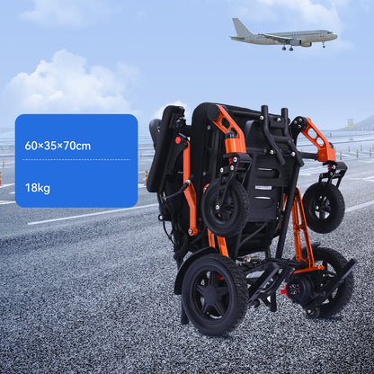 XP02 Lightweight Electric Wheelchair for Adults,Ultralight & Portable