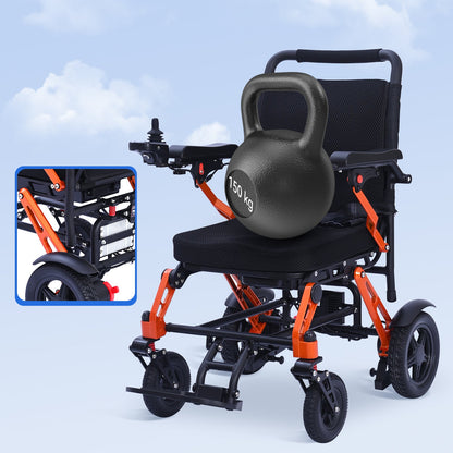 XP02 Lightweight Electric Wheelchair for Adults,Ultralight & Portable