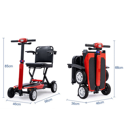 Z01 Lightweight Folding Mobility Scooter for Adults, Portable Scooter